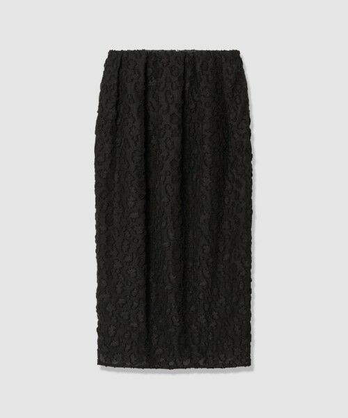 allureville / アルアバイル ミニ・ひざ丈スカート | カットジャカードタックスカート | 詳細5