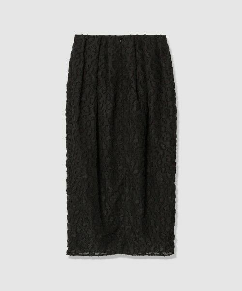 allureville / アルアバイル ミニ・ひざ丈スカート | カットジャカードタックスカート | 詳細6