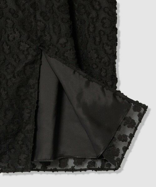 allureville / アルアバイル ミニ・ひざ丈スカート | カットジャカードタックスカート | 詳細9