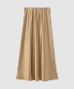 allureville / アルアバイル ロング・マキシ丈スカート | サテンバイヤスナロースカート