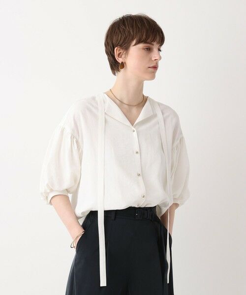 allureville / アルアバイル シャツ・ブラウス | シャセパフスリーブブラウス | 詳細1