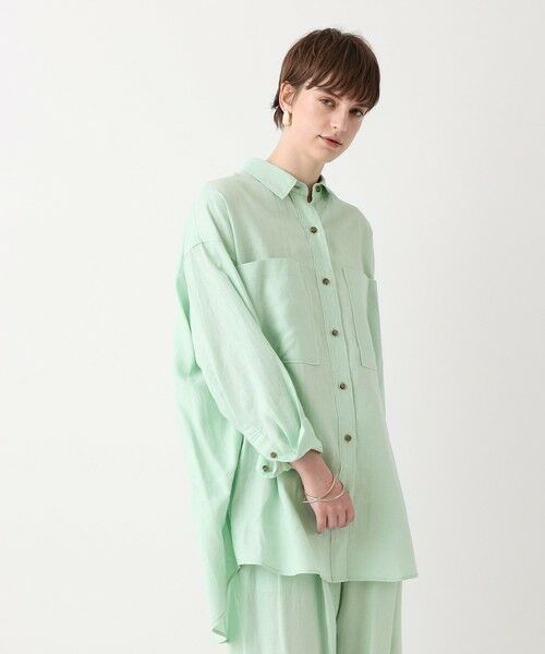 allureville / アルアバイル シャツ・ブラウス | 【ATELIER Line】リネンビッグポケットシャツ | 詳細2