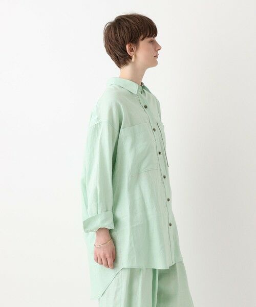 allureville / アルアバイル シャツ・ブラウス | 【ATELIER Line】リネンビッグポケットシャツ | 詳細3
