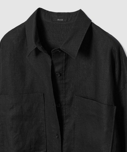 allureville / アルアバイル シャツ・ブラウス | 【ATELIER Line】リネンビッグポケットシャツ | 詳細11