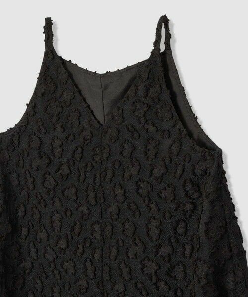 allureville / アルアバイル ミニ丈・ひざ丈ワンピース | カットジャカードＶネックワンピース | 詳細10