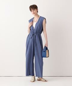 allureville / アルアバイル サロペット・オールインワン | リネンＶカラーコンビネゾン