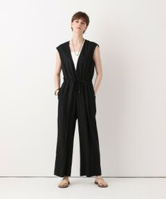 allureville / アルアバイル サロペット・オールインワン | リネンＶカラーコンビネゾン