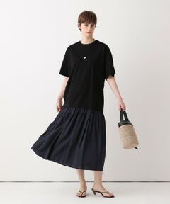 allureville / アルアバイル ドレス | モダールシルクドッキングワンピース