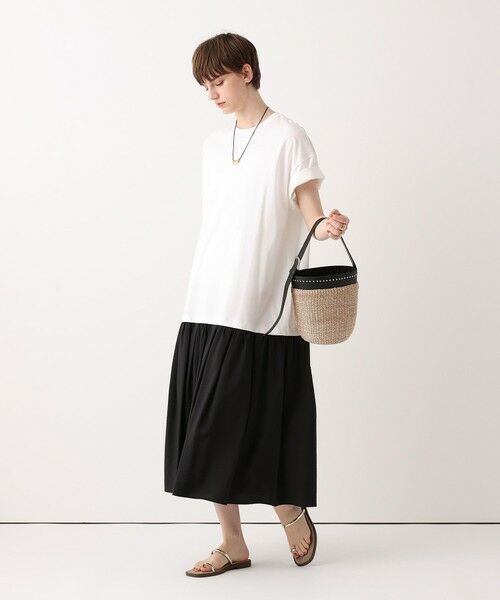 allureville / アルアバイル ドレス | モダールシルクドッキングワンピース | 詳細2