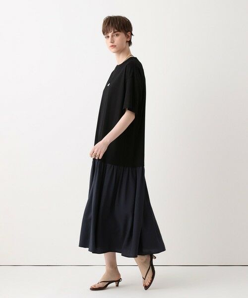 allureville / アルアバイル ドレス | モダールシルクドッキングワンピース | 詳細10