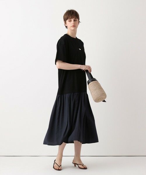 allureville / アルアバイル ドレス | モダールシルクドッキングワンピース | 詳細8