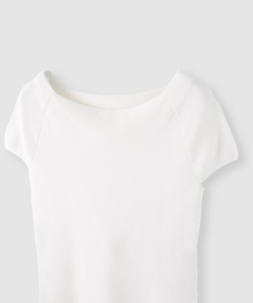 allureville / アルアバイル ニット・セーター | 2WAY ネックショートスリーブプルオーバー | 詳細3