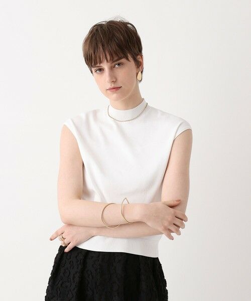 allureville / アルアバイル ニット・セーター | ソウバリモックネックフレンチスリーブプルオーバー | 詳細1