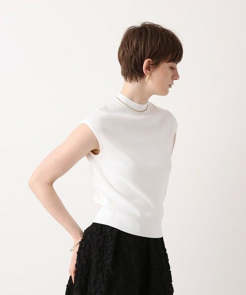 allureville / アルアバイル ニット・セーター | ソウバリモックネックフレンチスリーブプルオーバー | 詳細2