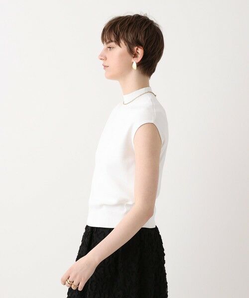 allureville / アルアバイル ニット・セーター | ソウバリモックネックフレンチスリーブプルオーバー | 詳細3