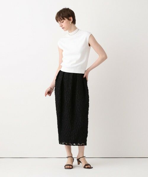 allureville / アルアバイル ニット・セーター | ソウバリモックネックフレンチスリーブプルオーバー | 詳細5