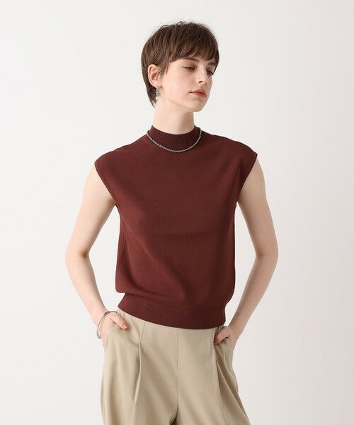 allureville / アルアバイル ニット・セーター | ソウバリモックネックフレンチスリーブプルオーバー | 詳細10