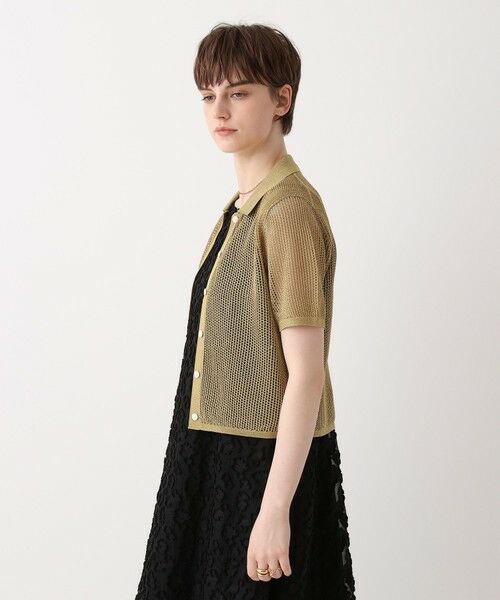 allureville / アルアバイル カーディガン・ボレロ | ブライトメッシュシャツカーディガン | 詳細2