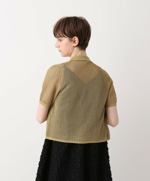 allureville / アルアバイル カーディガン・ボレロ | ブライトメッシュシャツカーディガン | 詳細3