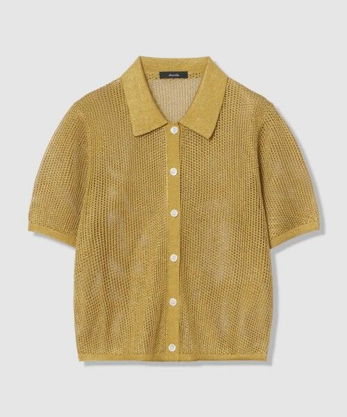 allureville / アルアバイル カーディガン・ボレロ | ブライトメッシュシャツカーディガン | 詳細4