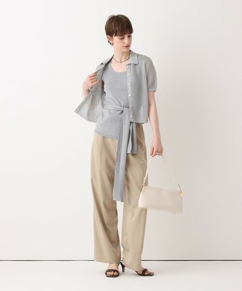 allureville / アルアバイル カーディガン・ボレロ | ブライトメッシュシャツカーディガン | 詳細10