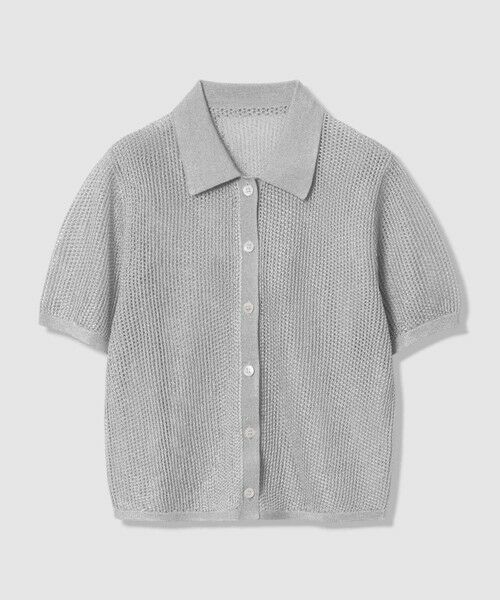 allureville / アルアバイル カーディガン・ボレロ | ブライトメッシュシャツカーディガン | 詳細11