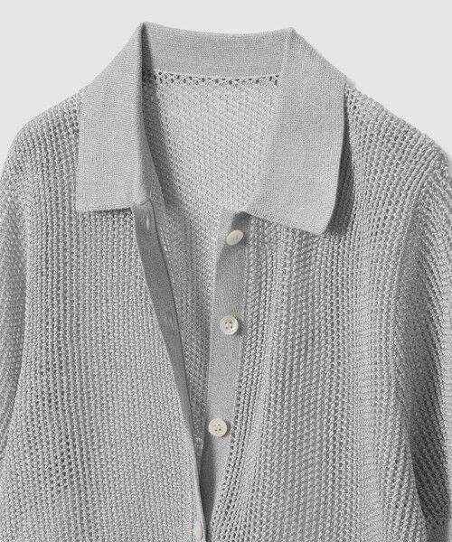 allureville / アルアバイル カーディガン・ボレロ | ブライトメッシュシャツカーディガン | 詳細13