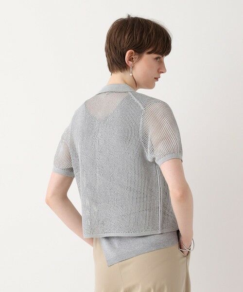 allureville / アルアバイル カーディガン・ボレロ | ブライトメッシュシャツカーディガン | 詳細9