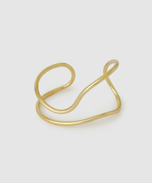 allureville / アルアバイル ブレスレット・バングル | カーブモチーフバングル（ゴールド (30)）