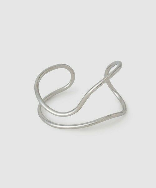 allureville / アルアバイル ブレスレット・バングル | カーブモチーフバングル（シルバー (90)）