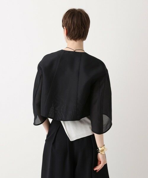 allureville / アルアバイル その他アウター | ノーカラーコクーンジャケット | 詳細3