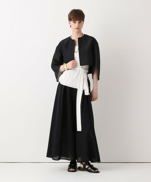 allureville / アルアバイル その他アウター | ノーカラーコクーンジャケット | 詳細4