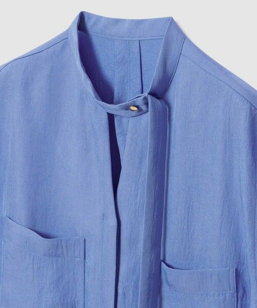 allureville / アルアバイル シャツ・ブラウス | ブライトツイルアシメボウノースリブラウス | 詳細14