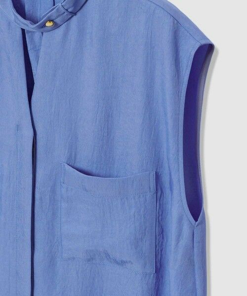 allureville / アルアバイル シャツ・ブラウス | ブライトツイルアシメボウノースリブラウス | 詳細16