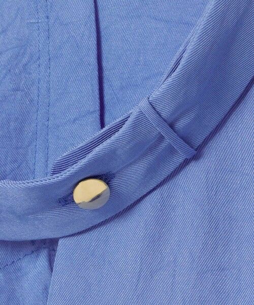 allureville / アルアバイル シャツ・ブラウス | ブライトツイルアシメボウノースリブラウス | 詳細18