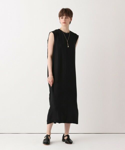 allureville / アルアバイル ミニ丈・ひざ丈ワンピース | キュプラフィブリルＡラインワンピース | 詳細11