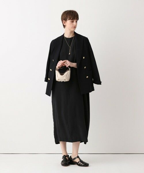 allureville / アルアバイル ミニ丈・ひざ丈ワンピース | キュプラフィブリルＡラインワンピース | 詳細14