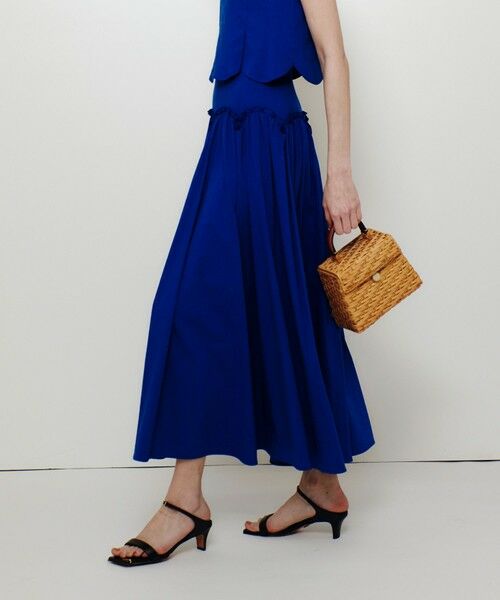 allureville / アルアバイル ミニ・ひざ丈スカート | 【LOULOU WILLOUGHBY】コットンリネンスカラップスカート | 詳細2