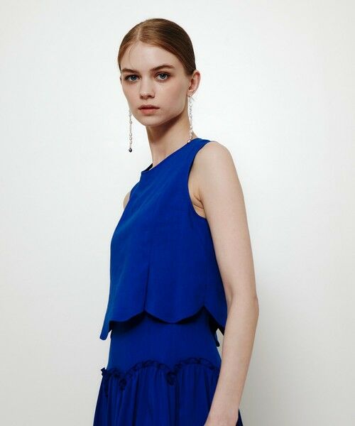 allureville / アルアバイル シャツ・ブラウス | 【LOULOU WILLOUGHBY】コットンリネンスカラップヘムブラウス | 詳細2