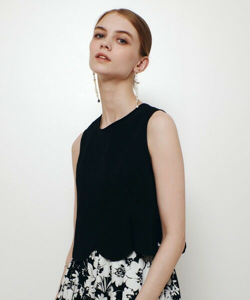 allureville / アルアバイル シャツ・ブラウス | 【LOULOU WILLOUGHBY】コットンリネンスカラップヘムブラウス | 詳細10