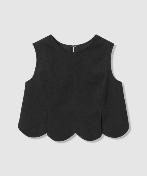 allureville / アルアバイル シャツ・ブラウス | 【LOULOU WILLOUGHBY】コットンリネンスカラップヘムブラウス | 詳細14