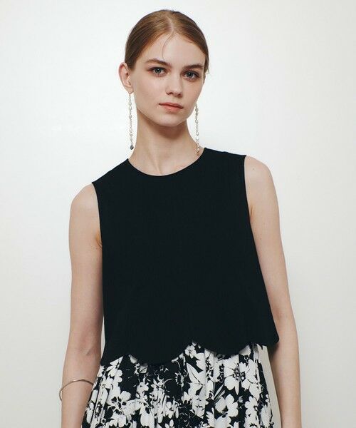 allureville / アルアバイル シャツ・ブラウス | 【LOULOU WILLOUGHBY】コットンリネンスカラップヘムブラウス | 詳細9