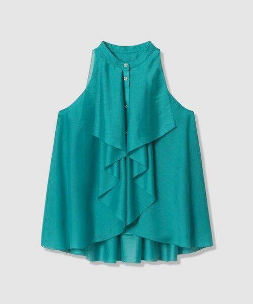 allureville / アルアバイル シャツ・ブラウス | 【LOULOU WILLOUGHBY】ラッフルレイヤーアメスリブラウス（ブルーグリーン (70)）