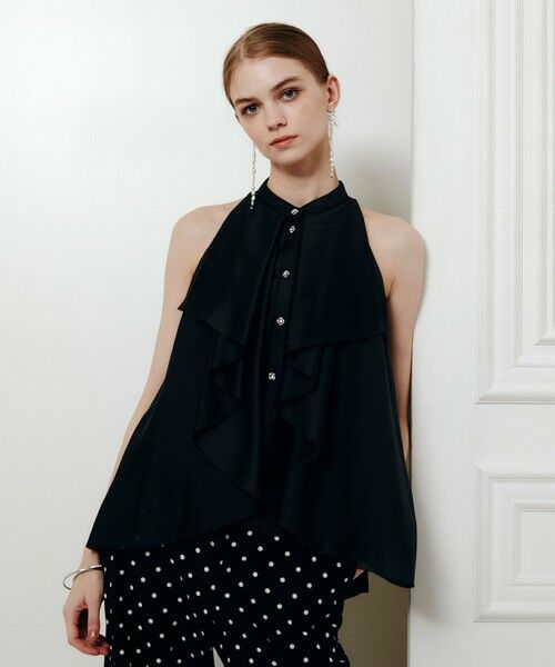 allureville / アルアバイル シャツ・ブラウス | 【LOULOU WILLOUGHBY】ラッフルレイヤーアメスリブラウス | 詳細10