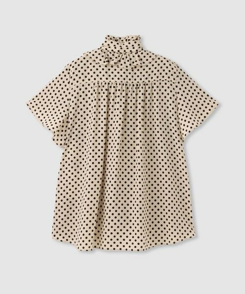 allureville / アルアバイル その他トップス | ◇【LOULOU WILLOUGHBY】デシンドットフレアスリーブBL | 詳細6