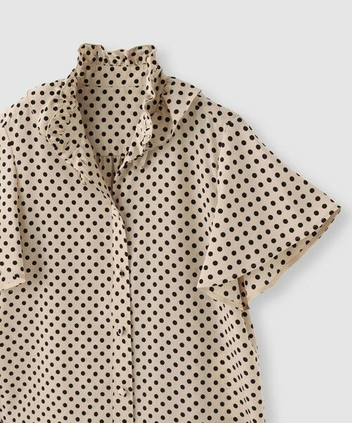 allureville / アルアバイル その他トップス | ◇【LOULOU WILLOUGHBY】デシンドットフレアスリーブBL | 詳細9