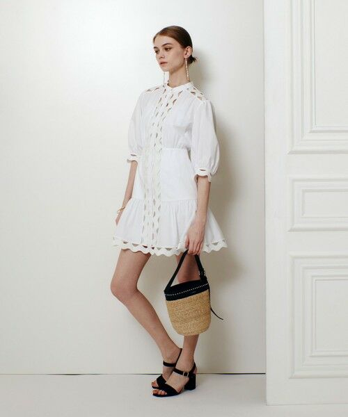 allureville / アルアバイル ロング・マキシ丈ワンピース | 【LOULOU WILLOUGHBY】フランジェンテチュニックワンピース | 詳細2