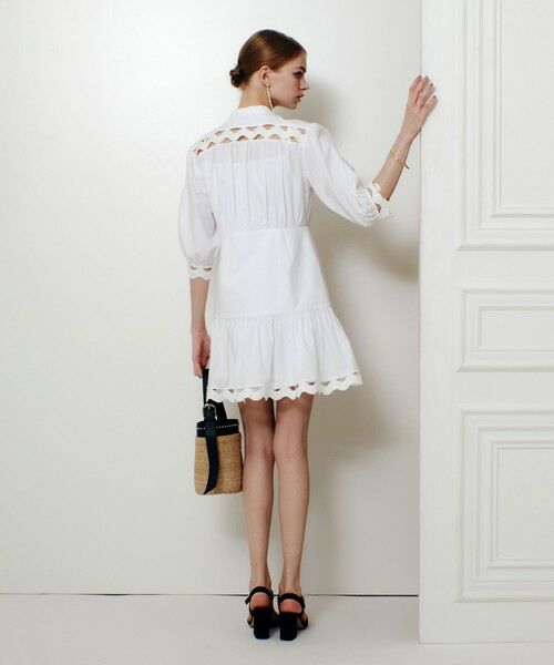 allureville / アルアバイル ロング・マキシ丈ワンピース | 【LOULOU WILLOUGHBY】フランジェンテチュニックワンピース | 詳細4