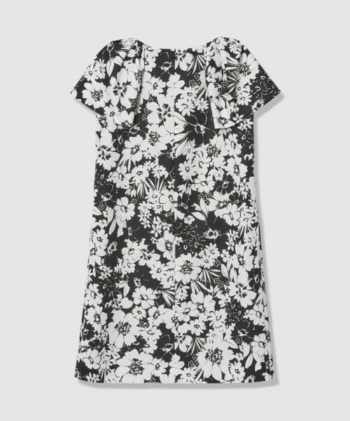 allureville / アルアバイル ロング・マキシ丈ワンピース | 【LOULOU WILLOUGHBY】モノトーンフラワープリントリボンワンピース | 詳細6