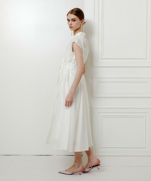 allureville / アルアバイル ロング・マキシ丈ワンピース | ◇【LOULOU WILLOUGHBY】シアージャガードテーラーワンピース | 詳細3